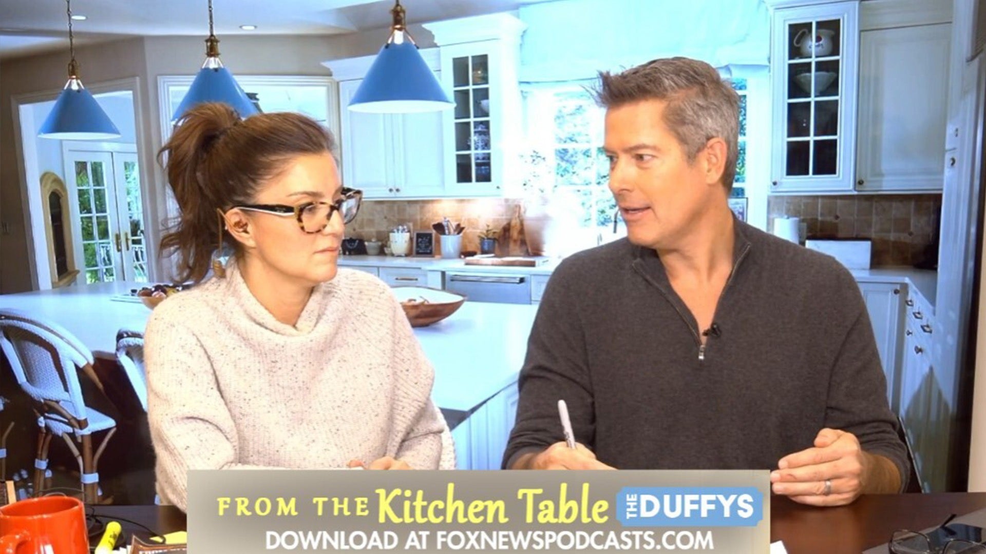 kitchen table with the duffys